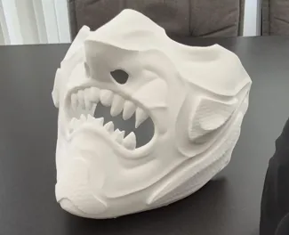 Samurai Half Mask (Ghost of Tsushima inspired)