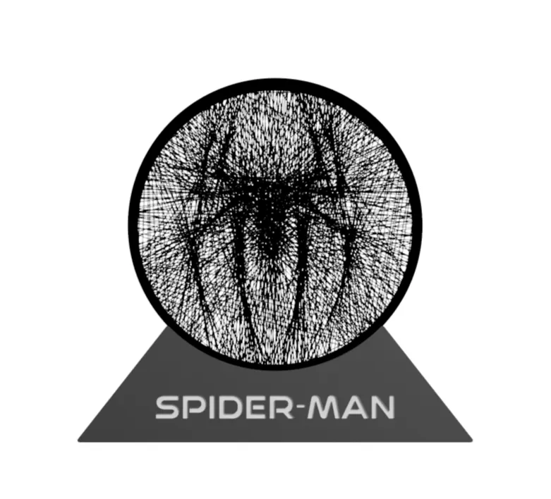 SPIDER-MAN STRING-ART / MARVEL / SPIDER MAN (LOGO) view 2