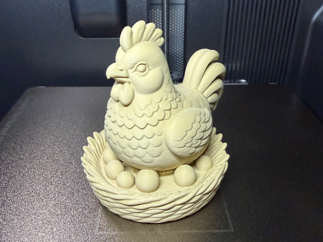 Hen on Nest – Easy Print Figurine
