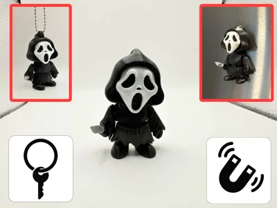 Ghostface Flexi (Flexi, Magnet, Keychain versions)