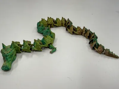 Flexi Dragon Print in place