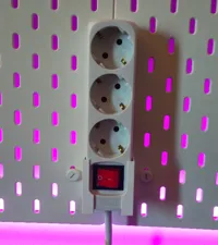 Support multiprise pour panneau IKEA Skadis — photo 2