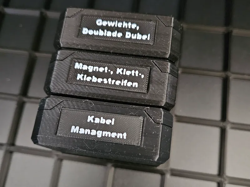 Gridfinity Clamshell Box Organizer (2x2) - Remix