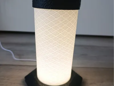 Modular PLA Standing Lamp – No AMS Required