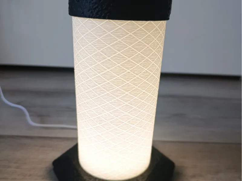 Modular PLA Standing Lamp – No AMS Required