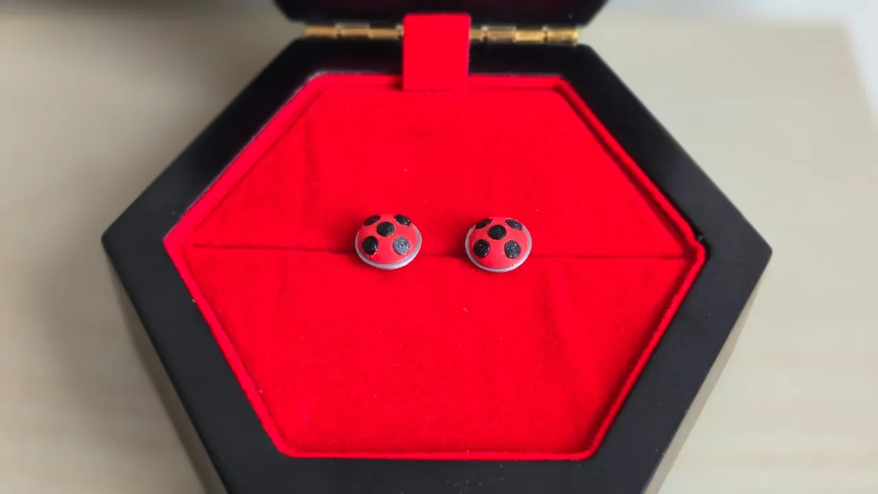 Ladybug Miraculous Earrings view 3