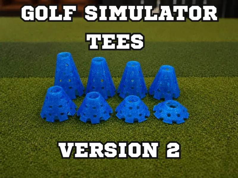 Golf Simulator Tees - Version 2