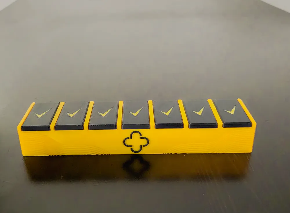 Accessible & ChildSafe Pill Box Braille for Visually Impaired