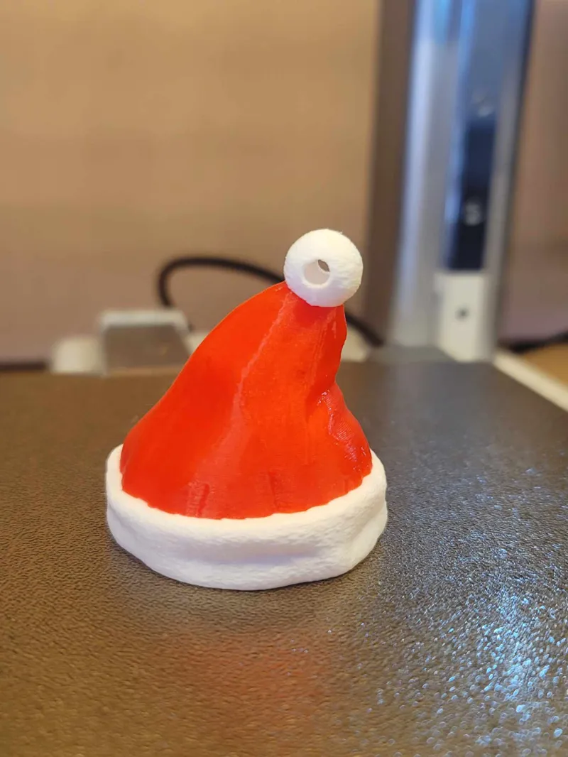 Santa Hat Keychain