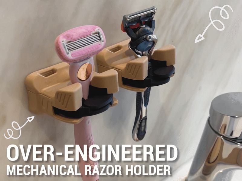 Mechanical Razor / Shaver Holder - Fidget
