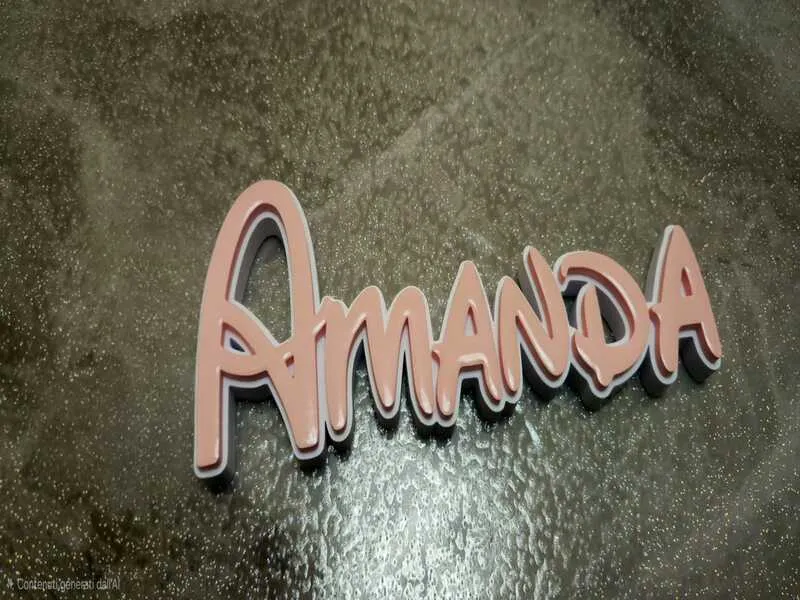 AMANDA – Nome in stile Disney