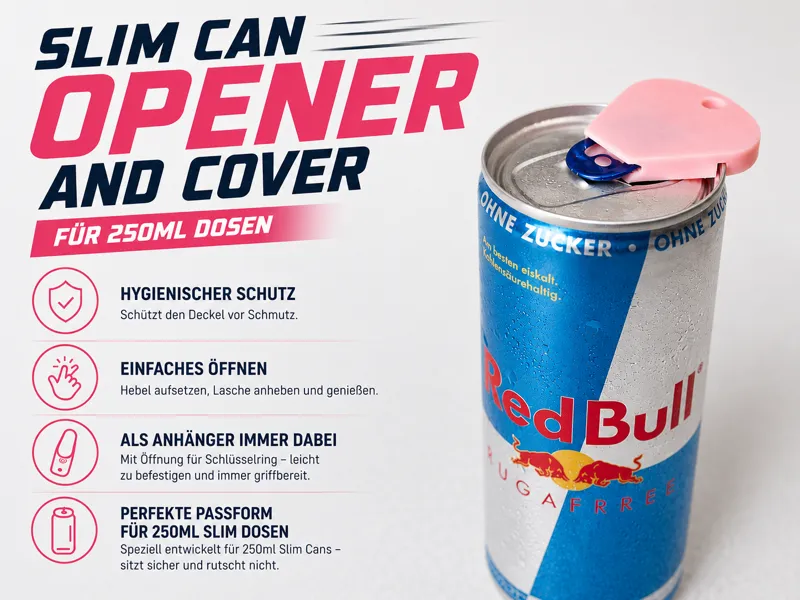 Getränkedosen Öffner und Schutz (250ml Slim Dosen)