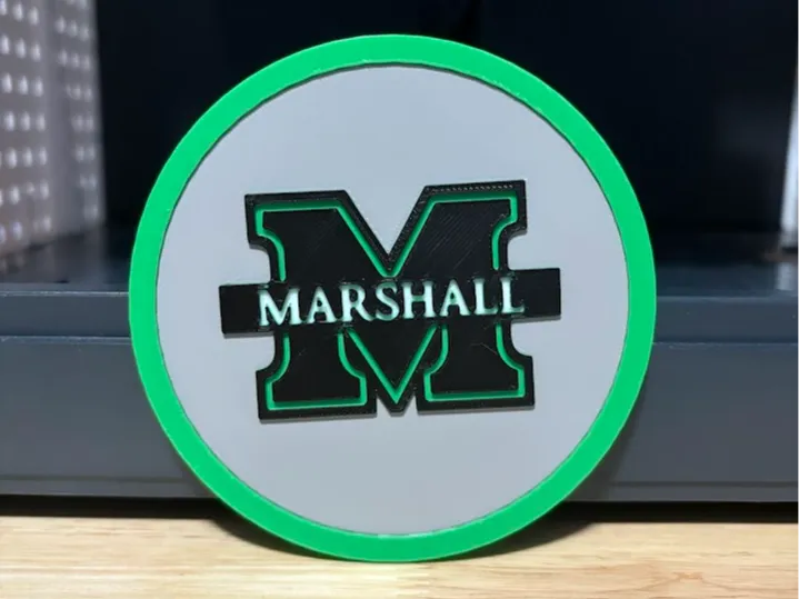Marshall University Coaster