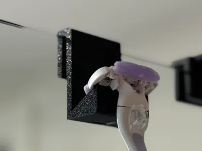 Shower Glass Hanger