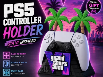 PS5 GTA VI Controller Stand No AMS