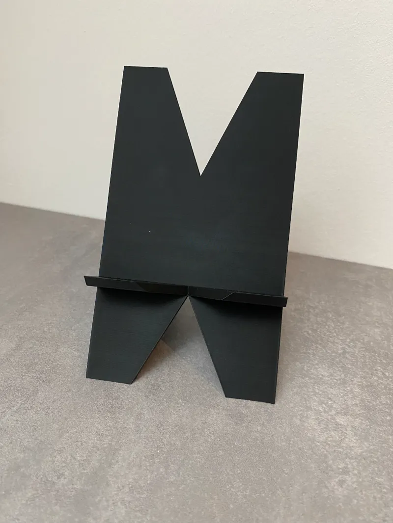 Simple Polygonal Smartphone Stand, Print Inplace