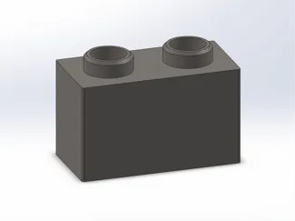 1x2 brick