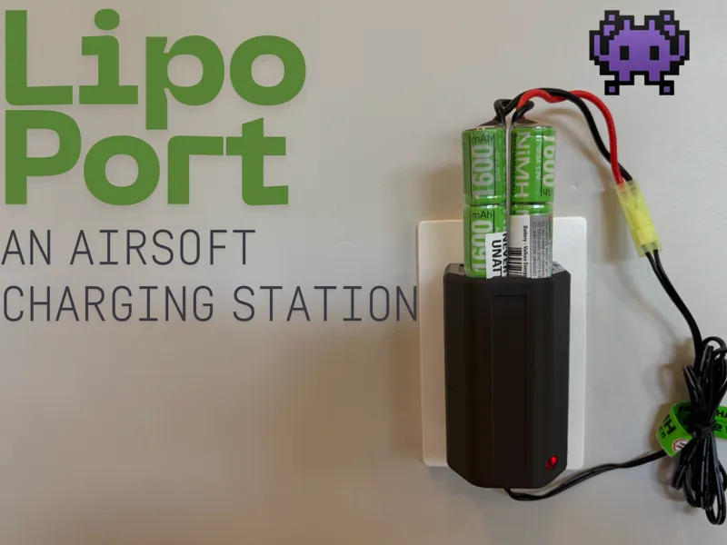 Lipo Port | An airsoft charging station