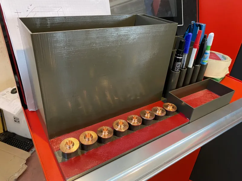 laser consumable holder