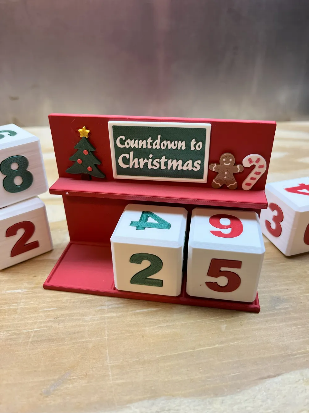 Countdown to Christmas Counter by AppleManorMercantile MakerWorld ...