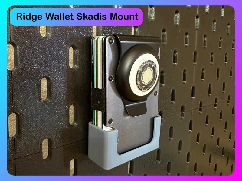 Ridge Wallet Skadis Mount