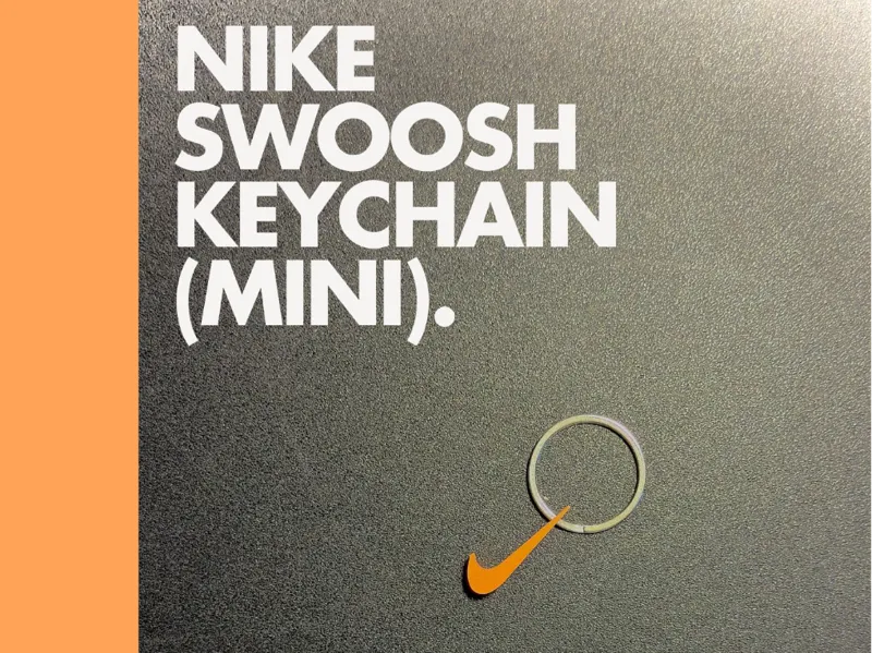 NIKE SWOOSH KEYCHAIN MINI