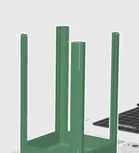 version with blocked-off ventilation in the legs