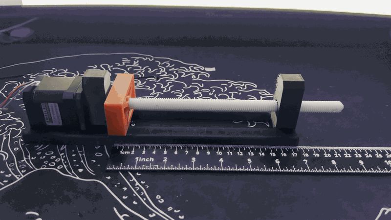 Fully 3D Printed Nema 17 Linear Actuator