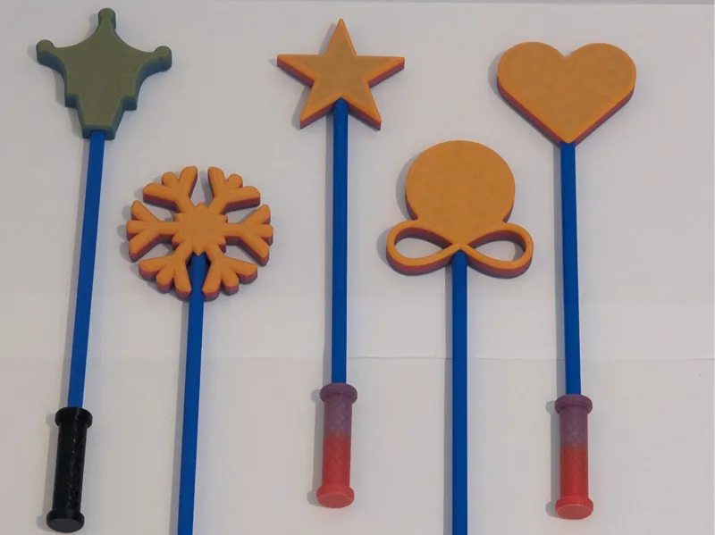 Modular Scepter/Magic-Wand as children toy or prop