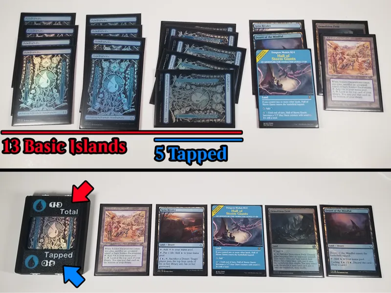 MTG Land Condenser Counter | Tapped & Untapped