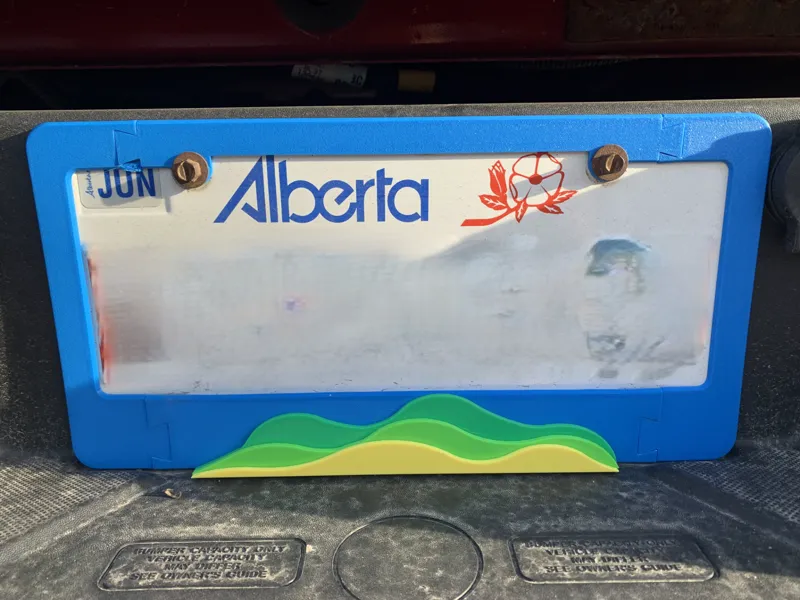 Rolling Hills license Plate Frame