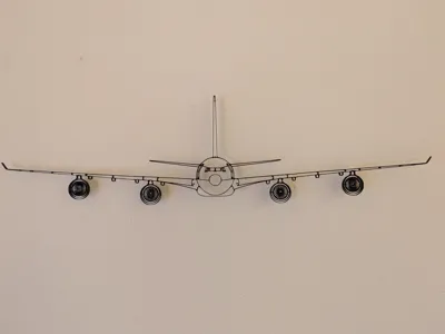 A340 - 600  Silhouette