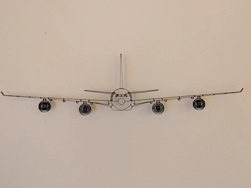 A340 - 600  Silhouette