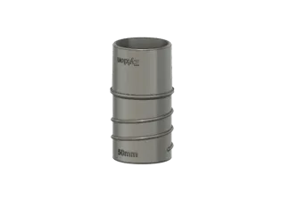 50mm Spiralschlauch zu Zyklon Adapter
