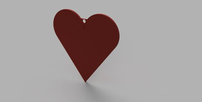 heart keychain