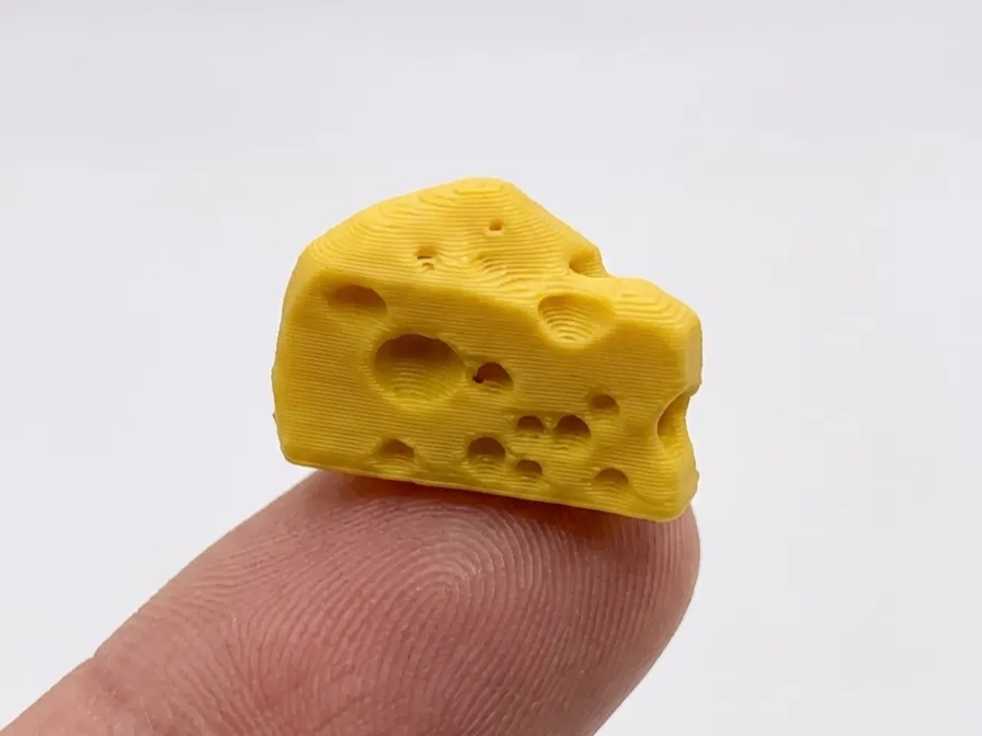 Accesorio para boquillas: The smallest cheese in the world (Nozzle 0.4). Referencia del modelo original.