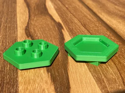 GraviTrax to Duplo Adapter for high towers
