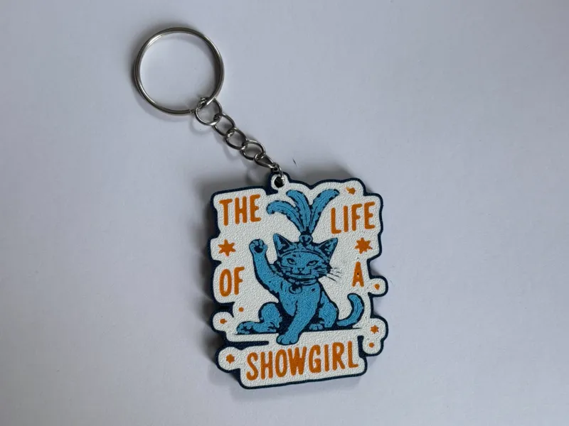 Taylor Swift Life of a Showgirl Keychain 