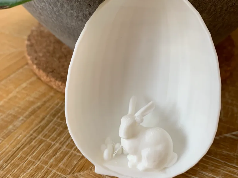 cut away easter egg