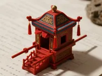 Chaise à porteurs chinoise miniature — photo 2