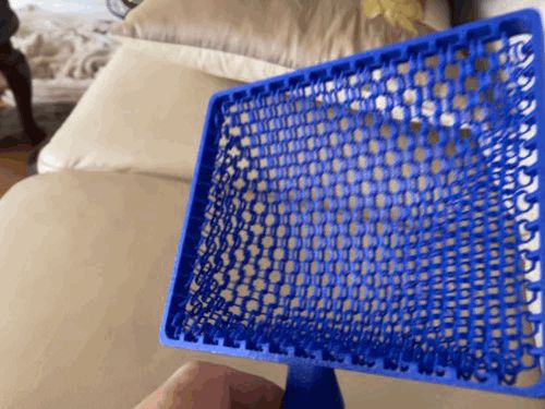 Printed Net (Print-in-Place, No Supports)