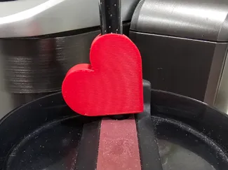 Heart Straw Topper Side