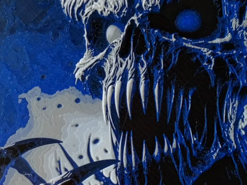 Black and Blue Demon