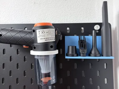 Skadis mini vacuum cleaner tool holder