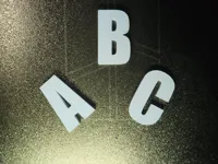 Alphabet 3D style Impact — photo 4