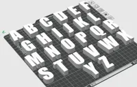 Alphabet 3D style Impact — photo 5