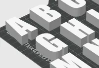 Alphabet 3D style Impact — photo 7