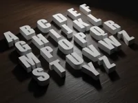Alphabet 3D style Impact — photo 1