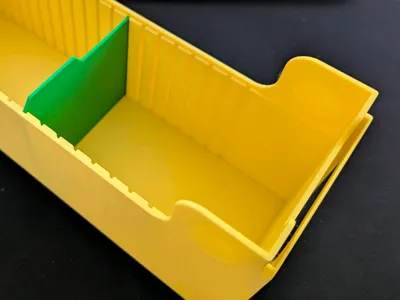 Card storage for IKEA Kallax with divider