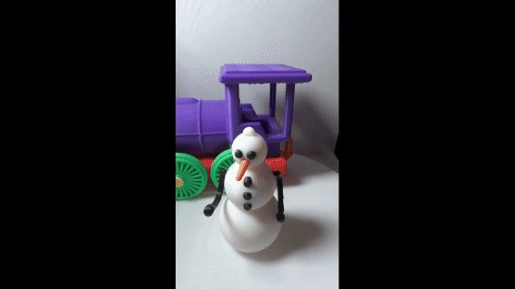 Snowman Christmas Articulated